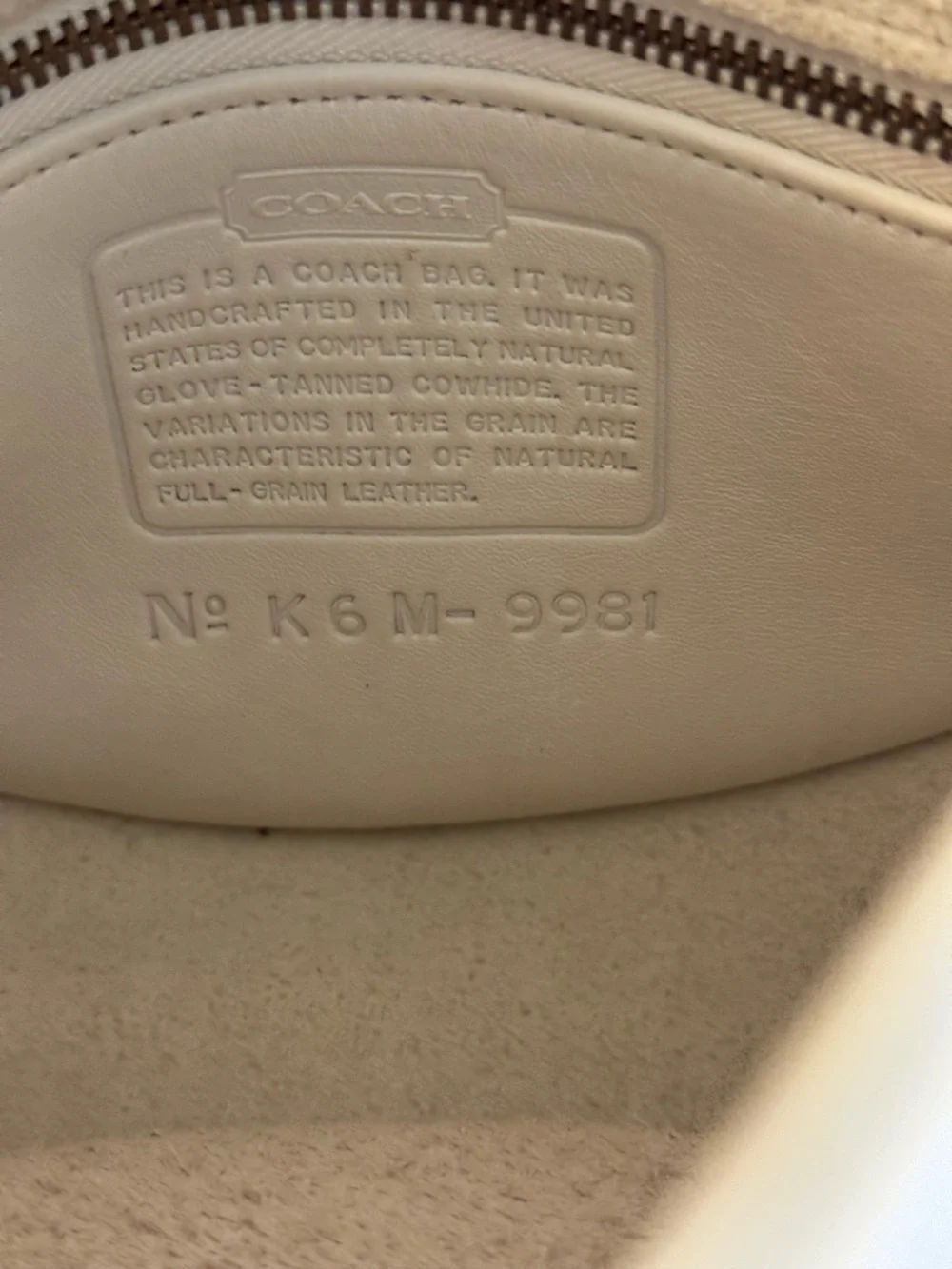 🤍 VINTAGE COACH WHITE LEATHER WATSON TURNLOCK CROSSBODY BAG #9981! - Picture 12 of 12